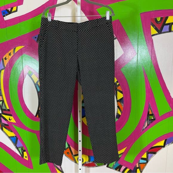 J. Crew, Cafe Capri, Polka Dot Wool Blend. Size 8. In excellent condition! - Picture 1 of 7